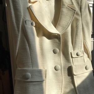 Holt Renfrew tweed pockets jacket blazer 6